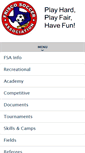 Mobile Screenshot of friscosoccer.org